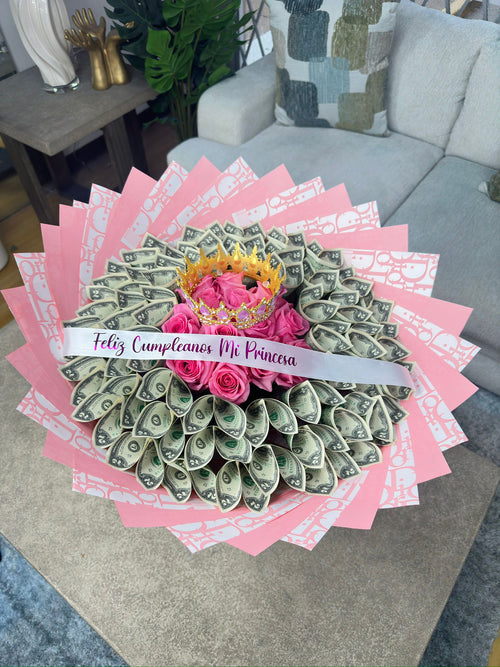 money roses bouquet