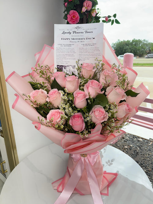 12 Roses Mother's Day Bouquet