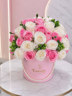 Pearl Blush Rose Garden Box