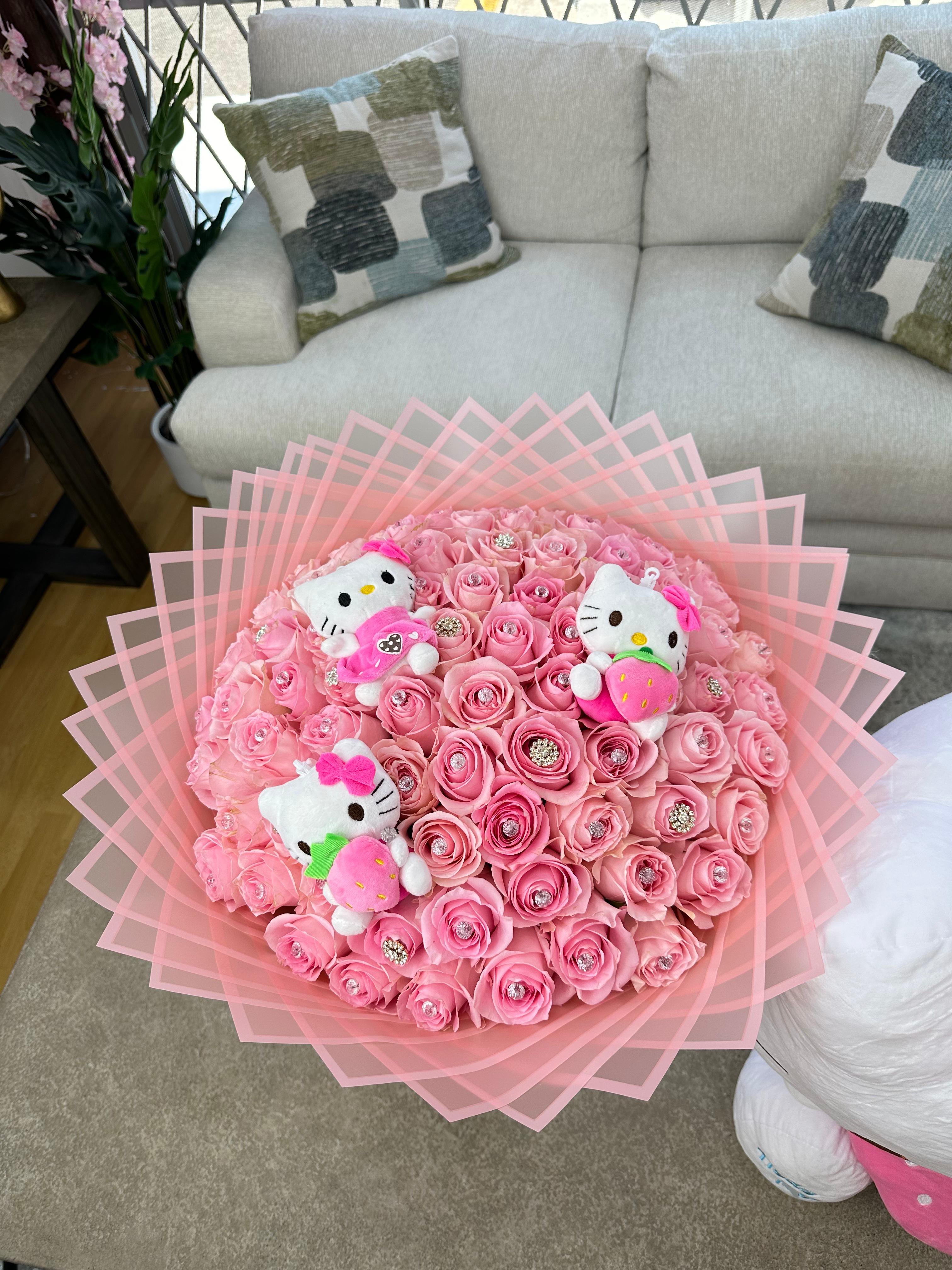 Hello kitty luciano roses – Lovely Flowers