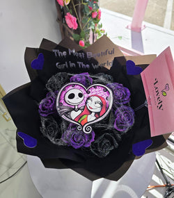 12 Glitter Roses Bouquet