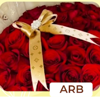 Ribbon on Bouquet