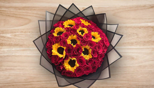 Sunflowers Personalized Bouquet