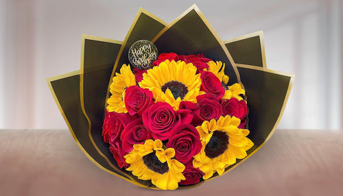 Sunflowers Personalized Bouquet