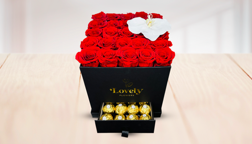 Cajón Caja Rosas Eternas