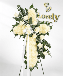 Serene Grace Funeral Cross