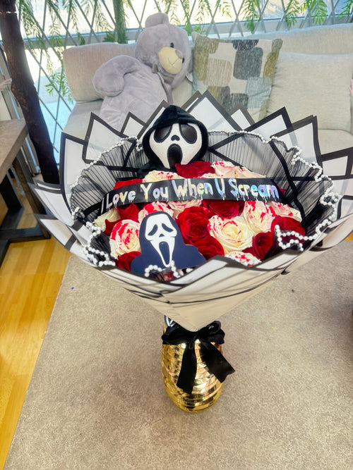 I love you when you scream bouquet