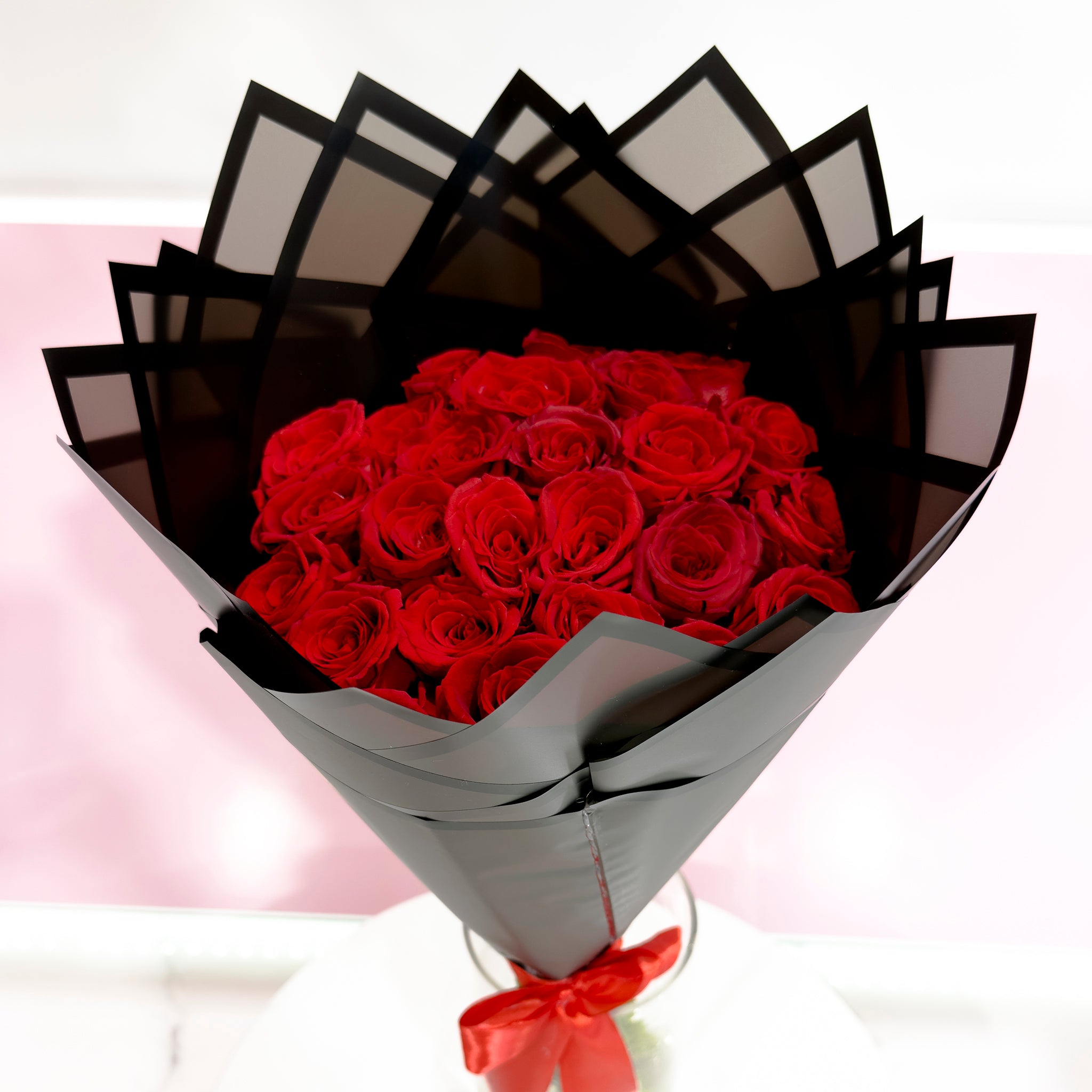 25 Red Everlasting Rose Bouquet