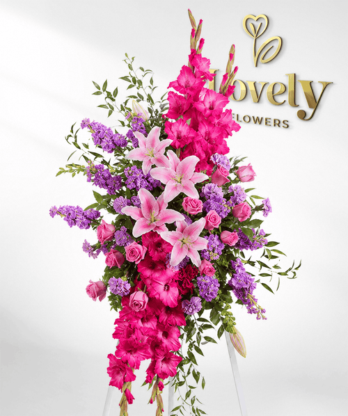Pink & Lavender Standing Spray