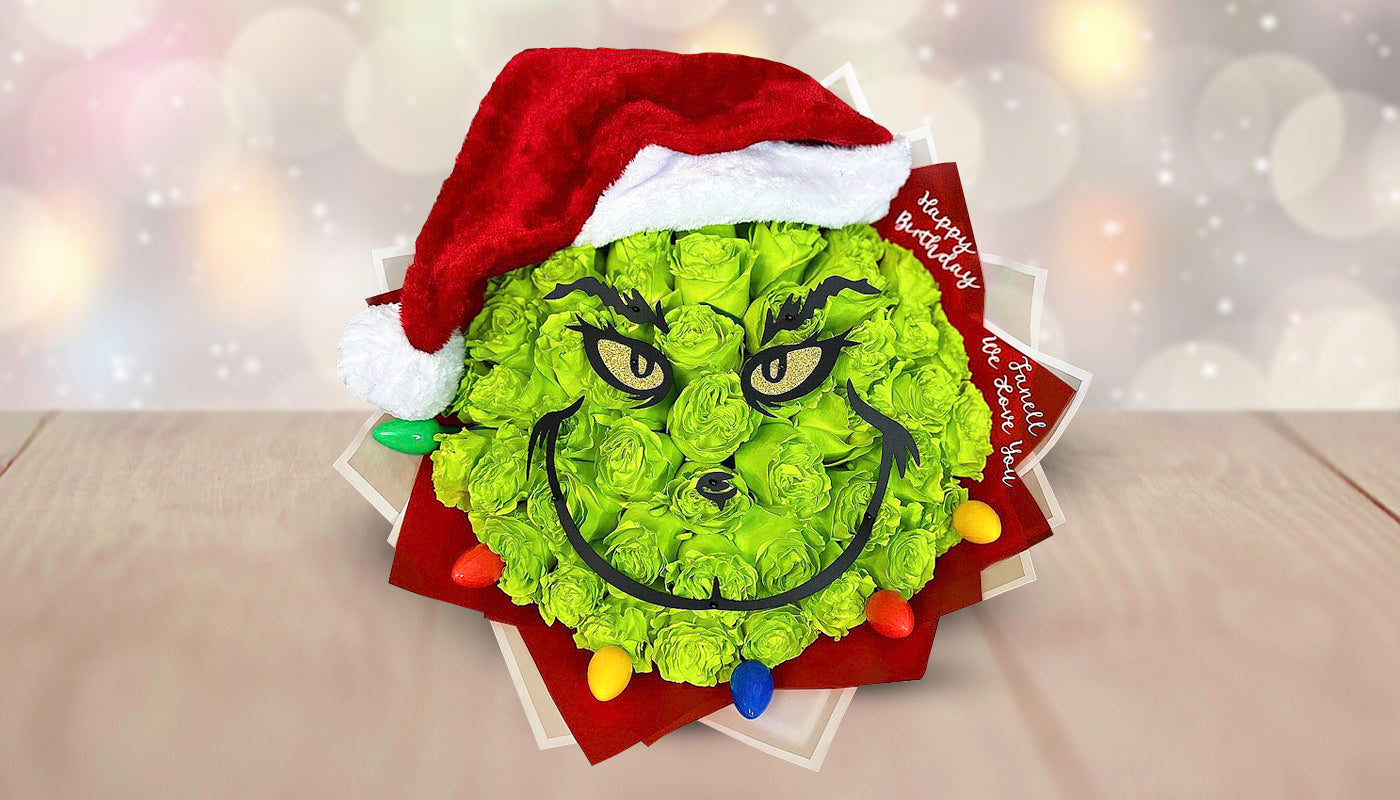 Custom Grinch Bouquet