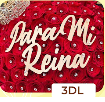 3D Letters Para Mi Reina