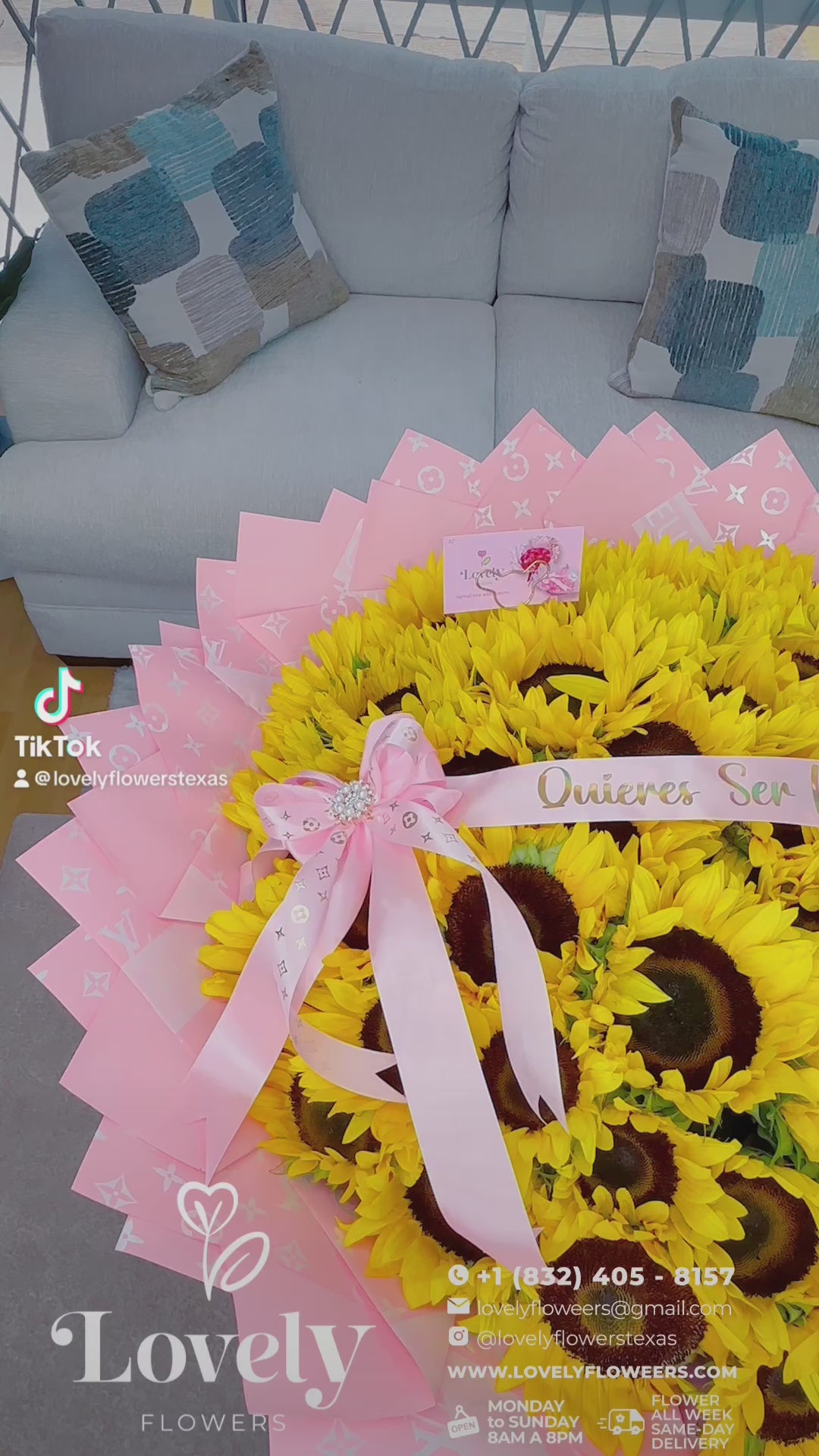 50 Sunflowers pink lv