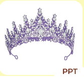 Purple Tiara ($25)
