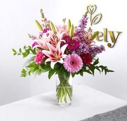 Pink Serenity Floral Vase