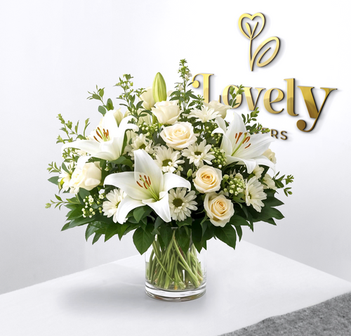 white lily rs Lovely White Luxury Medium