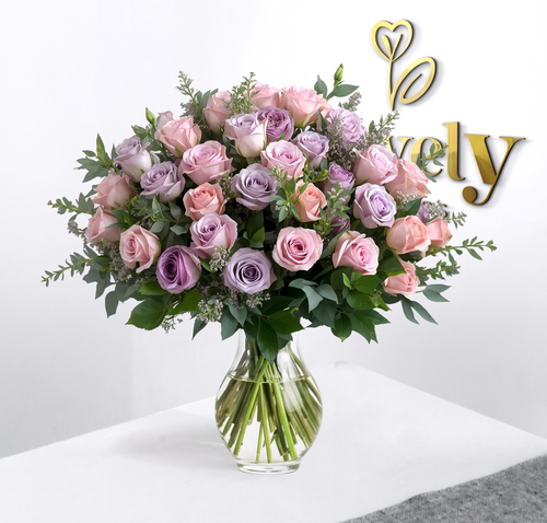 Blush & Lavender Elegance