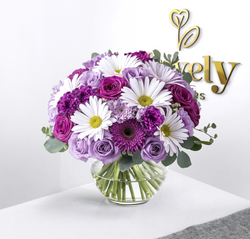 Luxury Purple and Lavender Flower Bouquet