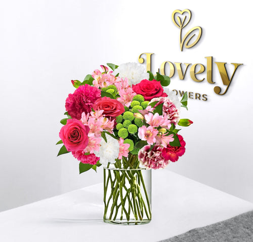 Lovely Pink Embrace Bouquet