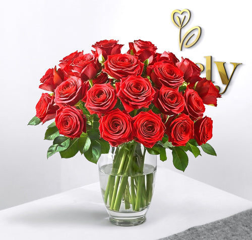 Passionate Ruby Roses Bouquet