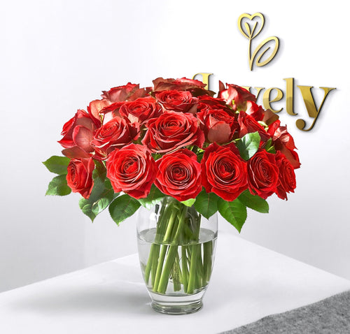 Passionate Ruby Roses Bouquet