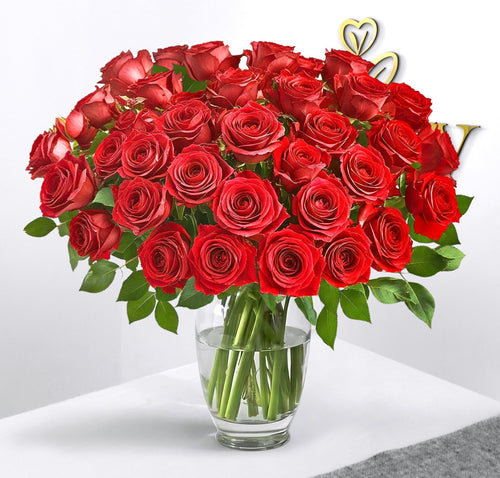 Passionate Ruby Roses Bouquet