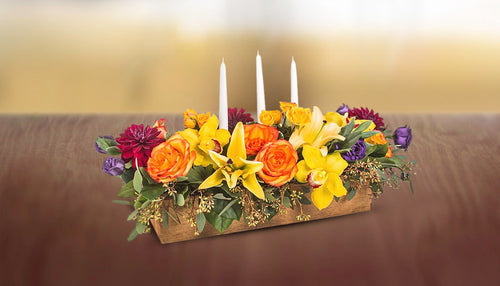 Velas de centro de mesa