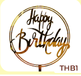 happy birthday topper